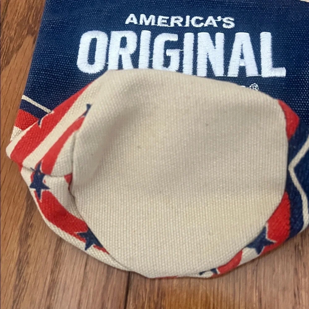 Tito's Vodka Patriotic Commemorative Canvas Embroidered Bottle Holder Bag Sleeve